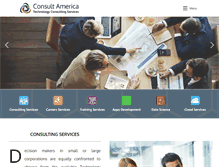 Tablet Screenshot of consultamerica.net